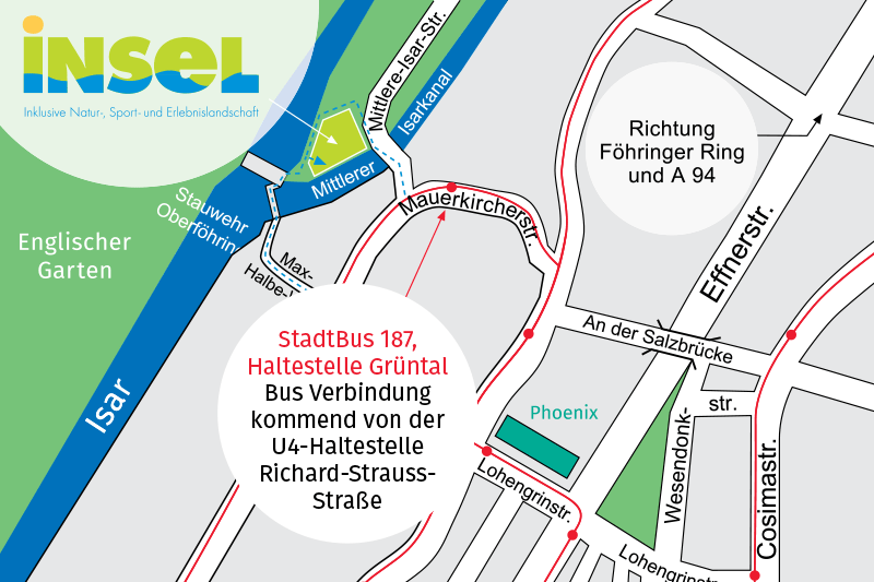 Anfahrtsbeschreibung INSEL